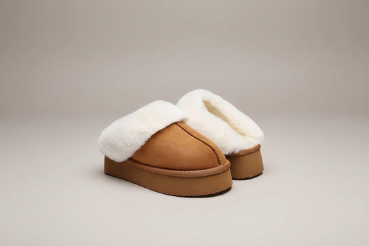 Antypoślizgowe ciepłe i miękkie Smile Plump z pianką pamięciową