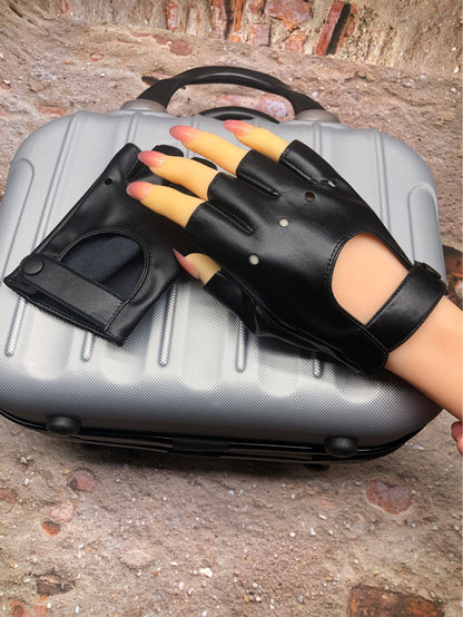 Skórzane rękawiczki Motorcycle Bicycle Motocross GYM MTB Mountain Racing