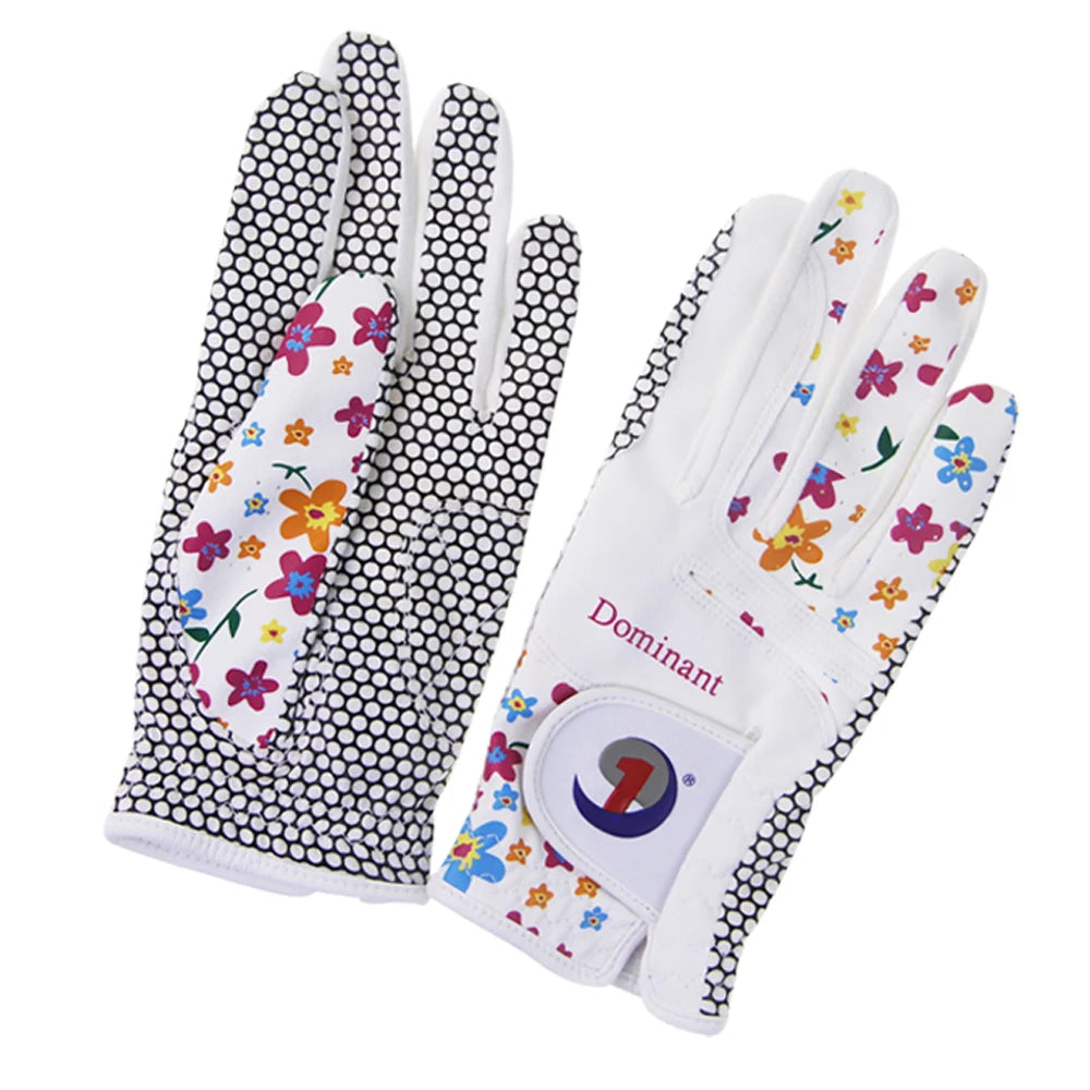 Skórzane rękawiczki golfowe damskie dla kobiet