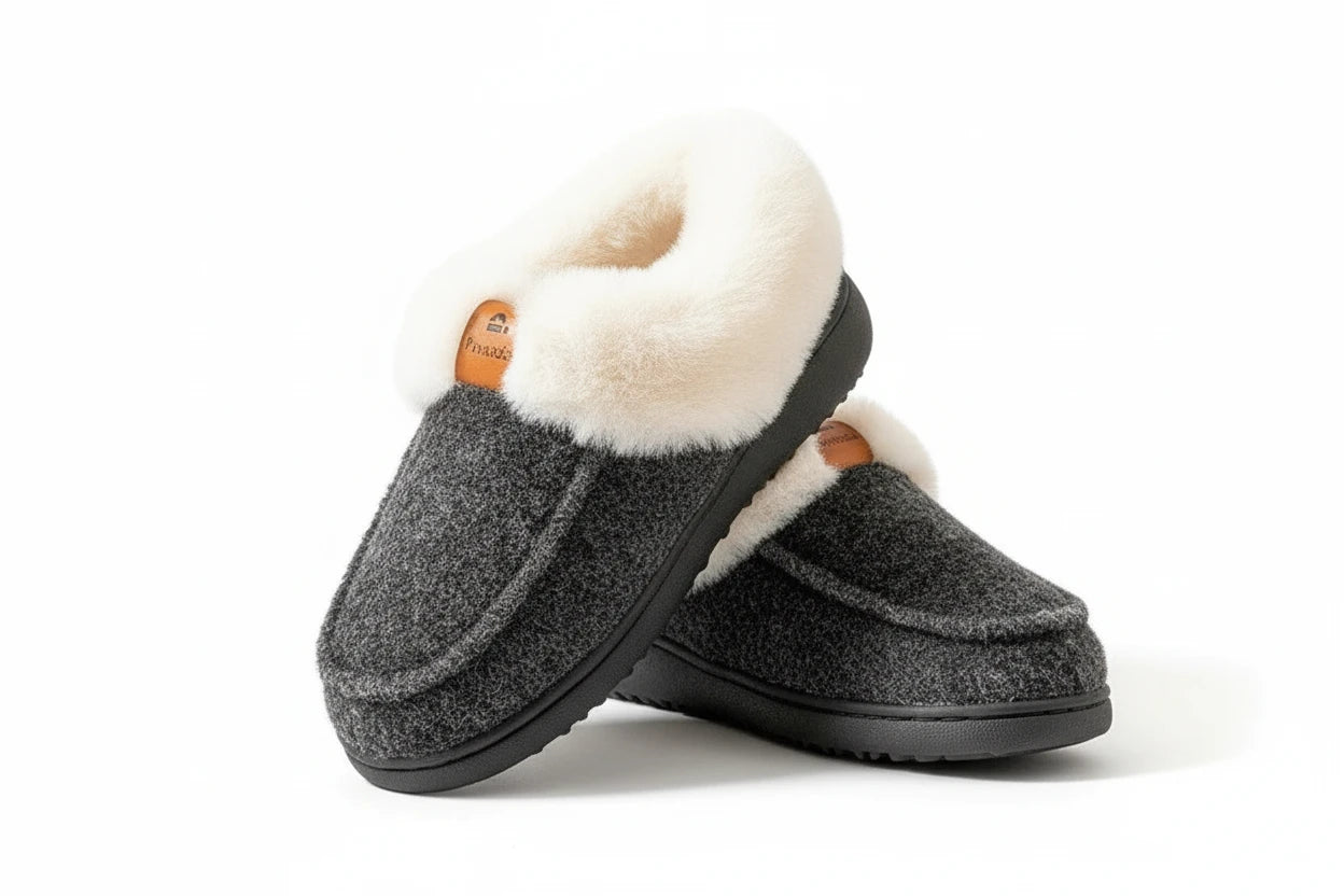 Kapcie Damskie Platformy z Pianką Memory Foam Antypoślizgowa Podeszwa