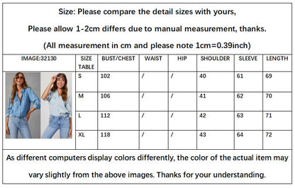 Jeansowa koszula Basic denim długi rękaw