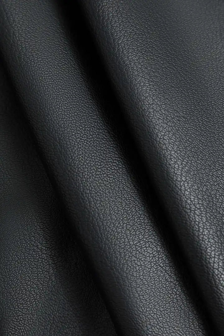 Elegancka Kamizelka ze Sztucznej Skóry z Klapami