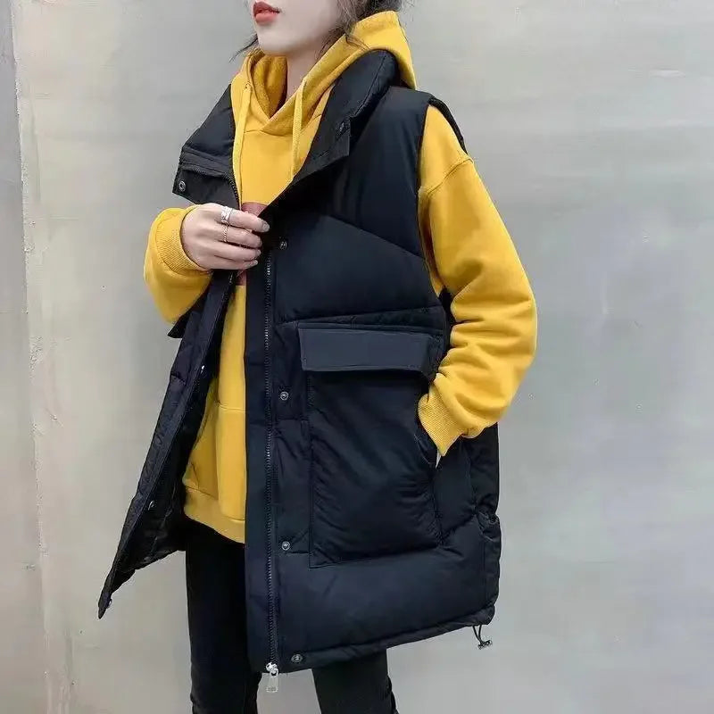 Ocieplany bezrękawnik damski pikowany Cold Thermo