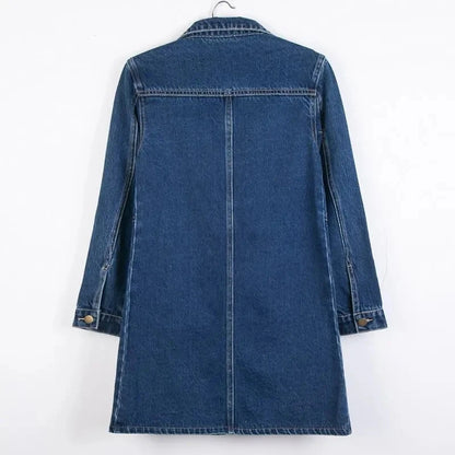 Wszechstronny jacket denim Średnia długość