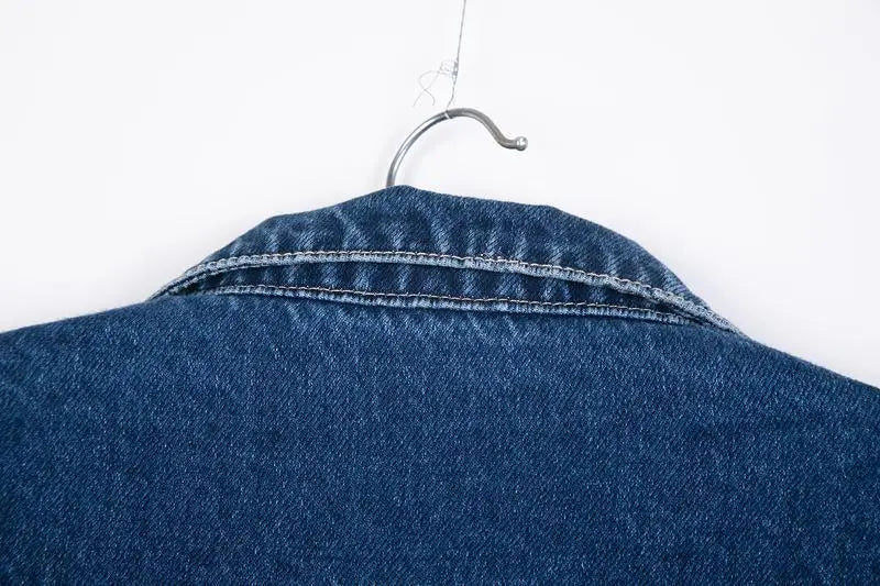 Wszechstronny jacket denim Średnia długość