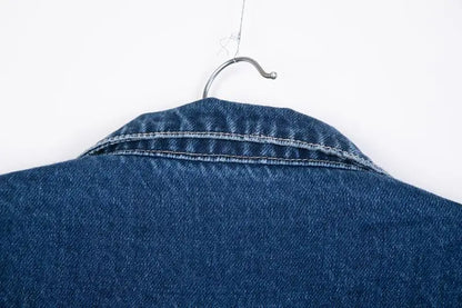 Wszechstronny jacket denim Średnia długość