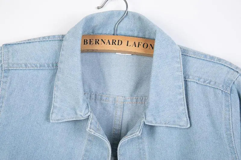 Wszechstronny jacket denim Średnia długość