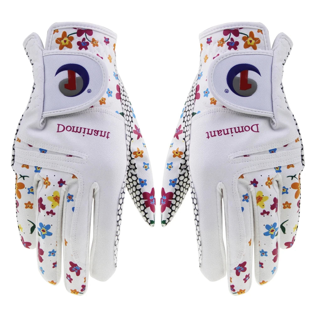 Skórzane rękawiczki golfowe damskie dla kobiet