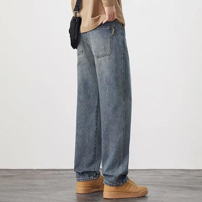 Grube Męskie Jeansy Cargo (Denim) Roots