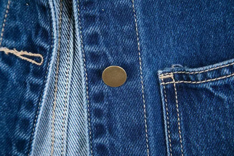 Wszechstronny jacket denim Średnia długość