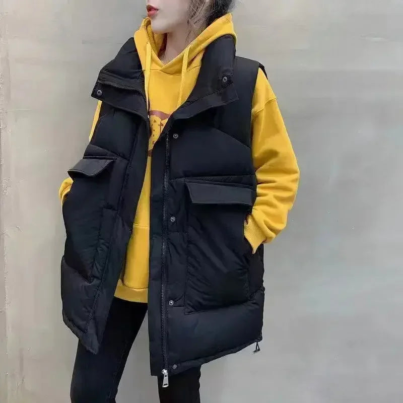 Ocieplany bezrękawnik damski pikowany Cold Thermo