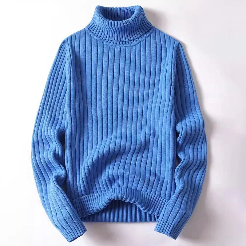 Golf Męski z Dzianiny Bawełnianej