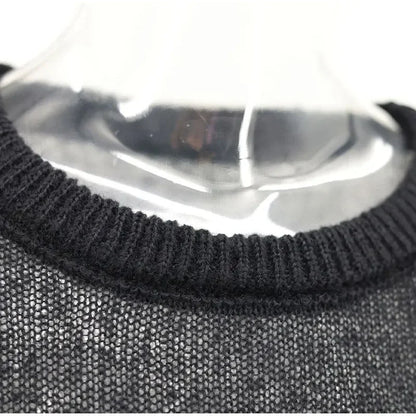 Elegancki Cienki Sweter Dzianinowy Bodycon Ażurowy