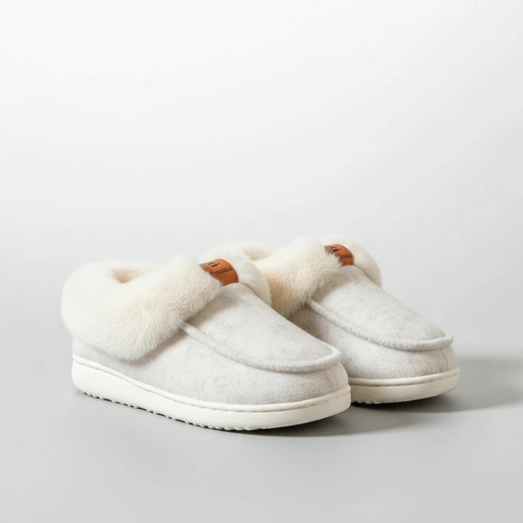 Kapcie Damskie Platformy z Pianką Memory Foam Antypoślizgowa Podeszwa