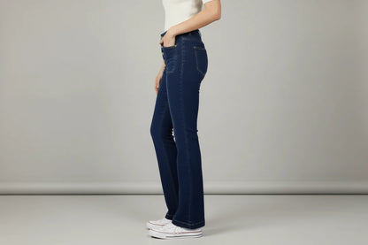 Vintage Flare Jeans High Waist Damskie Jeansy Flare Premium