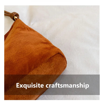 Damska listonoszka zamszowa Square