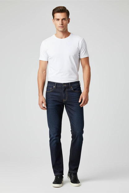 Nowość! Męskie Jeansy Business Casual Slim Stretch