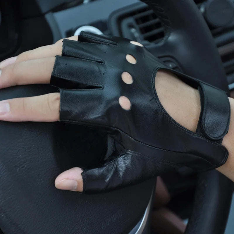 Skórzane rękawiczki Motorcycle Bicycle Motocross GYM MTB Mountain Racing