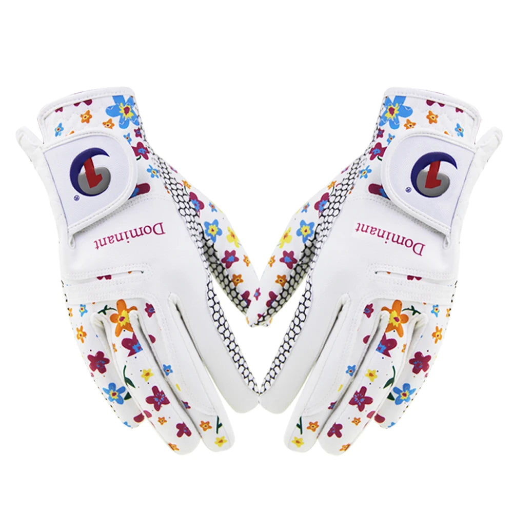 Skórzane rękawiczki golfowe damskie dla kobiet