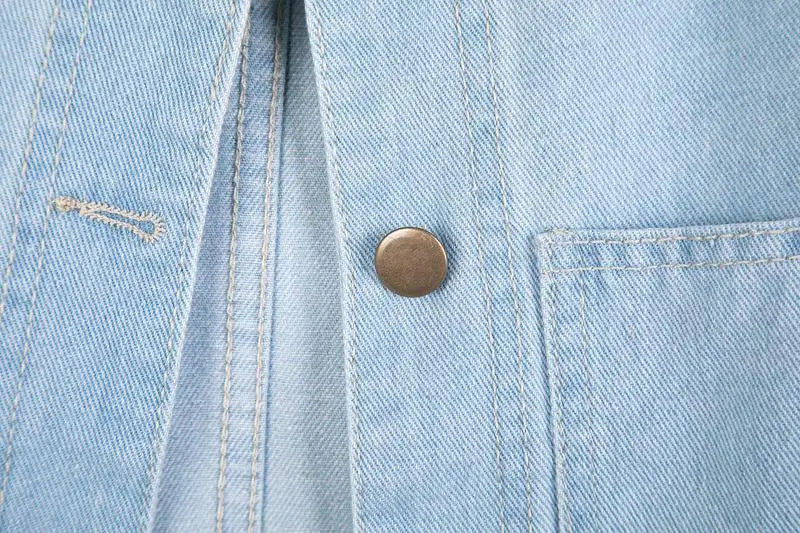 Wszechstronny jacket denim Średnia długość