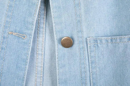 Wszechstronny jacket denim Średnia długość