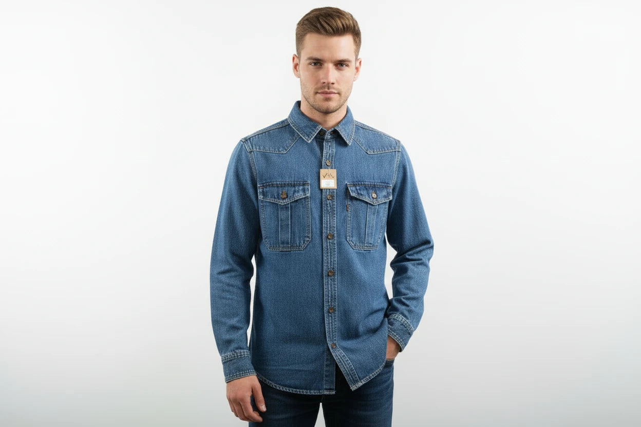 Bawełniana koszula jeansowa Dura Denim