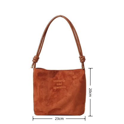 Damska listonoszka zamszowa Square