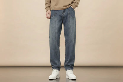 Grube Męskie Jeansy Cargo (Denim) Roots