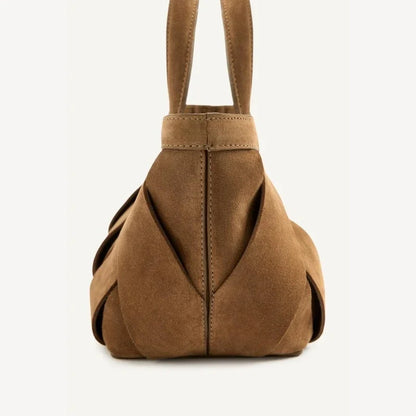 Mini Shopper Bag z Ekologicznego Zamszu