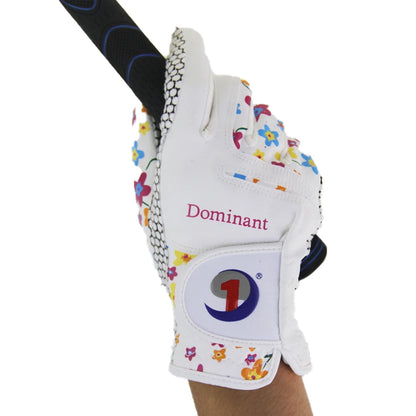 Skórzane rękawiczki golfowe damskie dla kobiet