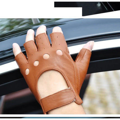 Skórzane rękawiczki Motorcycle Bicycle Motocross GYM MTB Mountain Racing