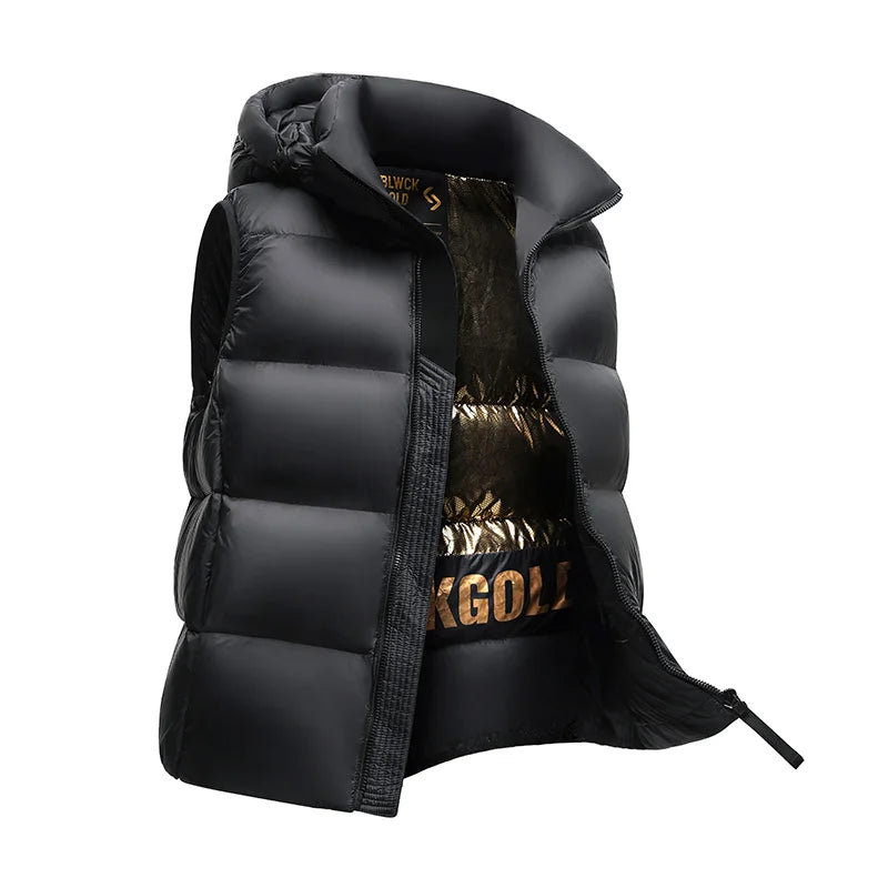 Wiatroodporny  Sportowy Vest Cycling z wypełnieniem puchowym