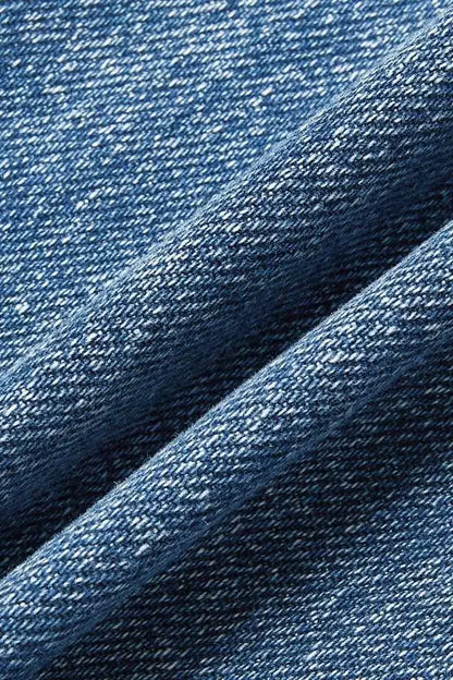 Modne Jeansy Damskie z Wysokim Stanem i Szerokimi Nogawkami