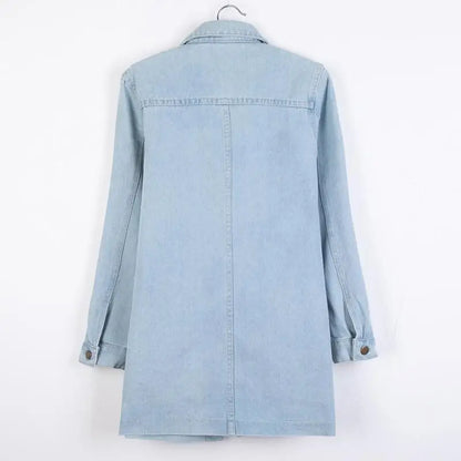 Wszechstronny jacket denim Średnia długość