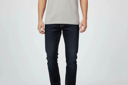 Nowość! Męskie Jeansy Business Casual Slim Stretch