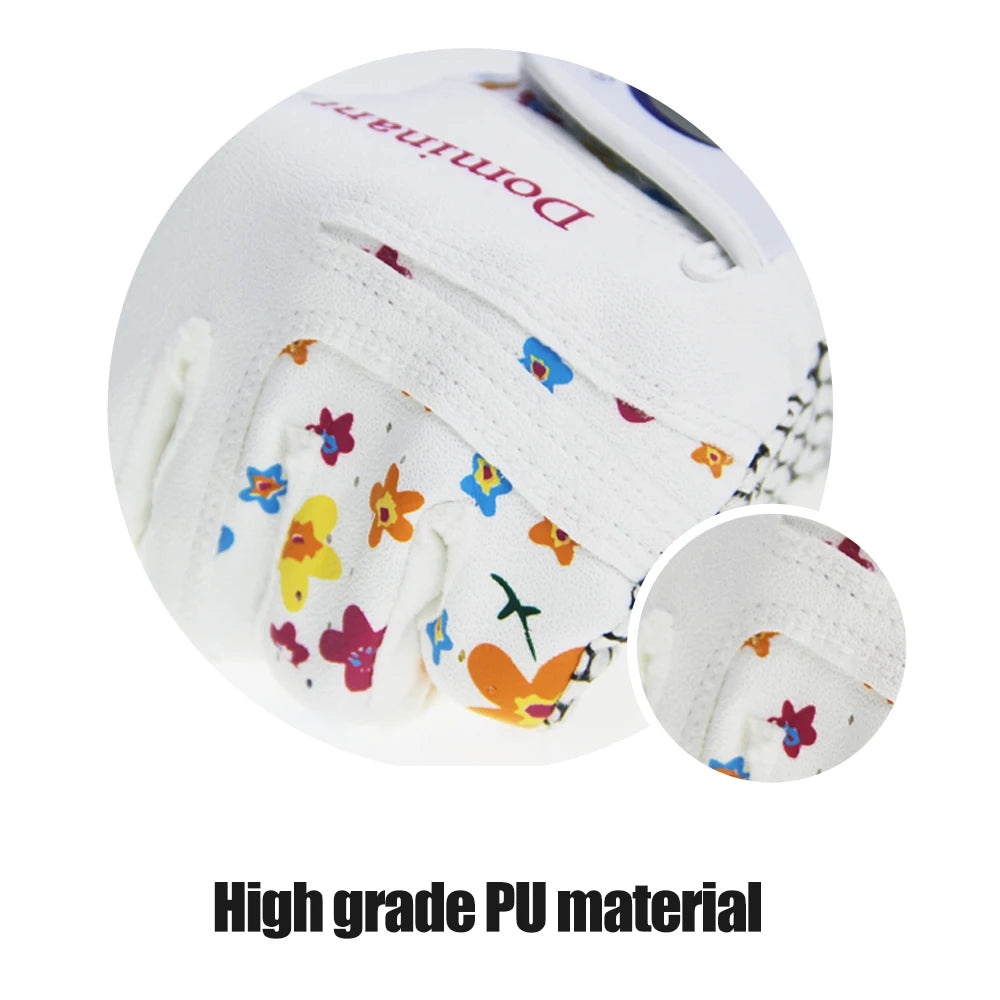 Skórzane rękawiczki golfowe damskie dla kobiet