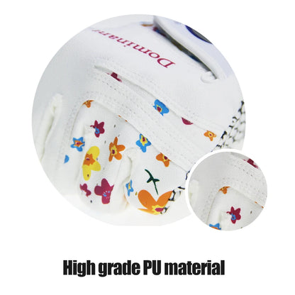 Skórzane rękawiczki golfowe damskie dla kobiet