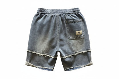 Szorty Jeansowe Męskie 5-punktowe Do Kolan