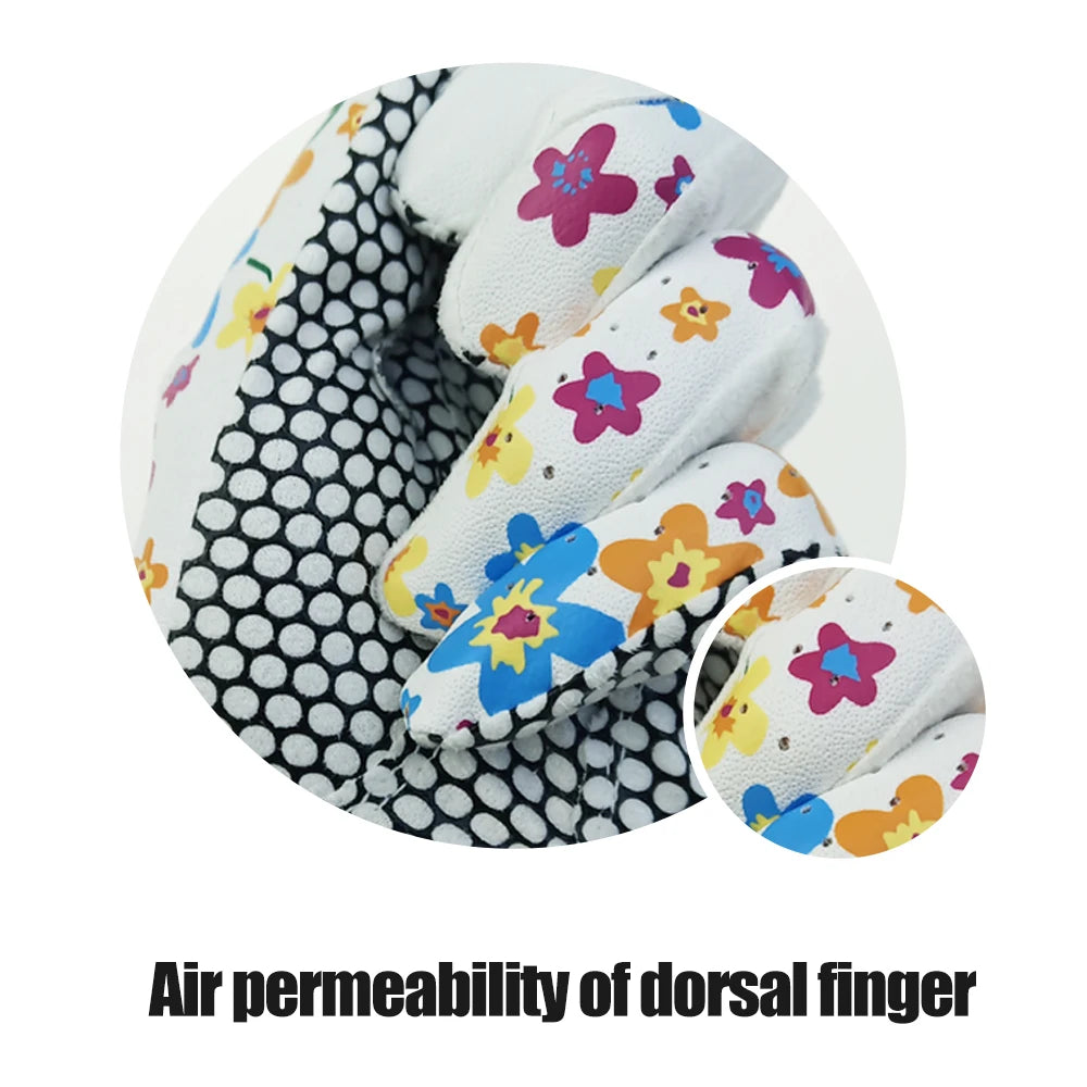 Skórzane rękawiczki golfowe damskie dla kobiet