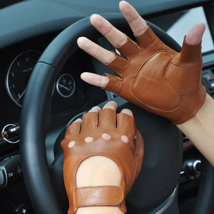 Skórzane rękawiczki Motorcycle Bicycle Motocross GYM MTB Mountain Racing