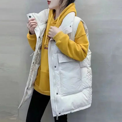 Ocieplany bezrękawnik damski pikowany Cold Thermo