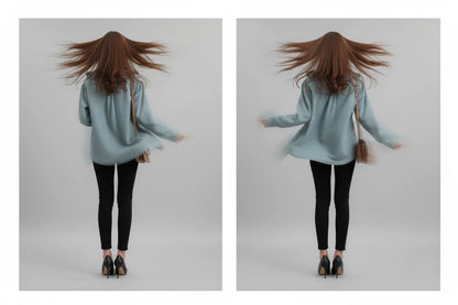 Koszula dżinsowa Volant z falbanami na karczku